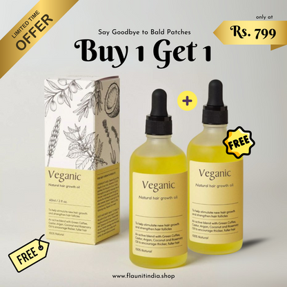 Veganic Natural Hair Growth Oil (Buy 1 Get 1 Free)